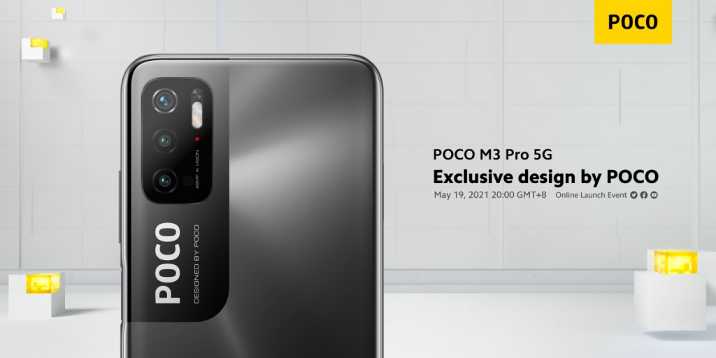 صور رسمية تؤكد على تصميم هاتف Poco M3 Pro 5G المرتقب ...