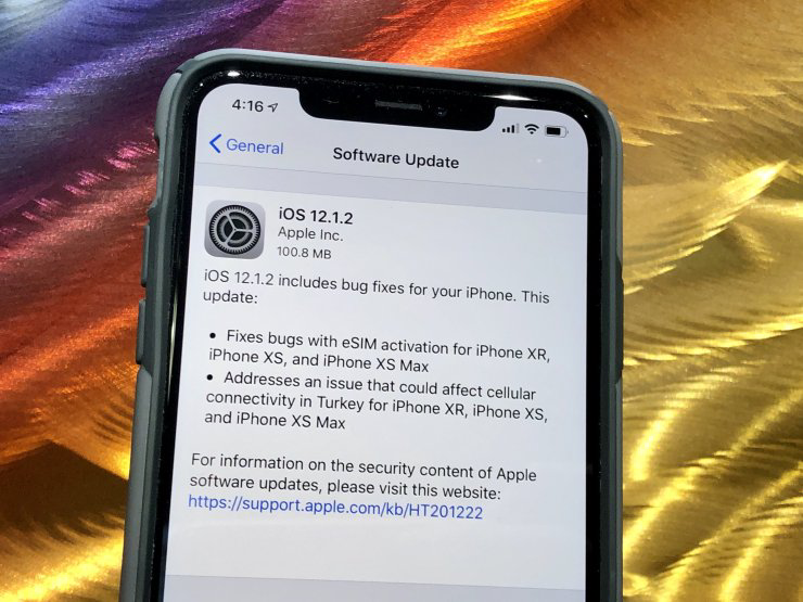 iOS 12.1.2-update